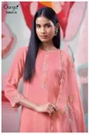 Brinika 5021 By Ganga Bemberg Habutai Silk Plazzo Suits
